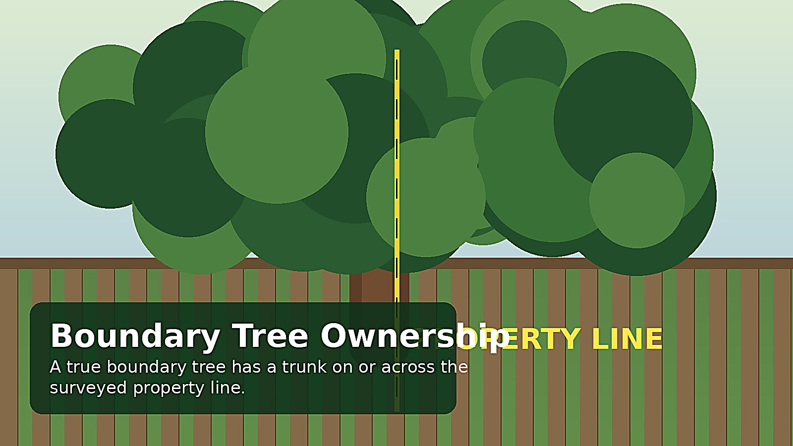 Florida Boundary Tree and Florida Tree Law Assistance 1 Florida Boundary Tree and Florida Tree Law Assistance Boundary tree on property line